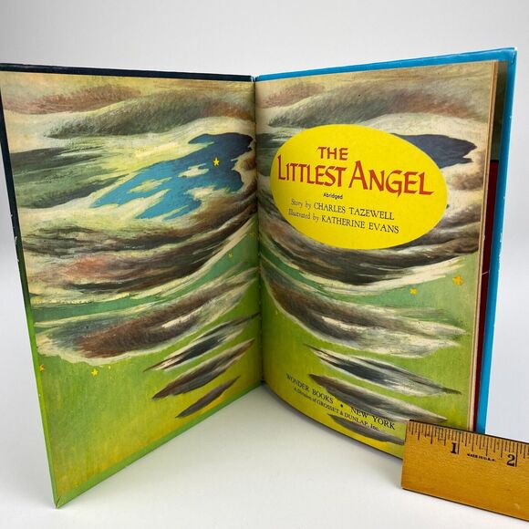 VTG 1960 The Littlest Angel Wonder Books Charles Tazewell Christmas Holiday - Picture 4 of 9